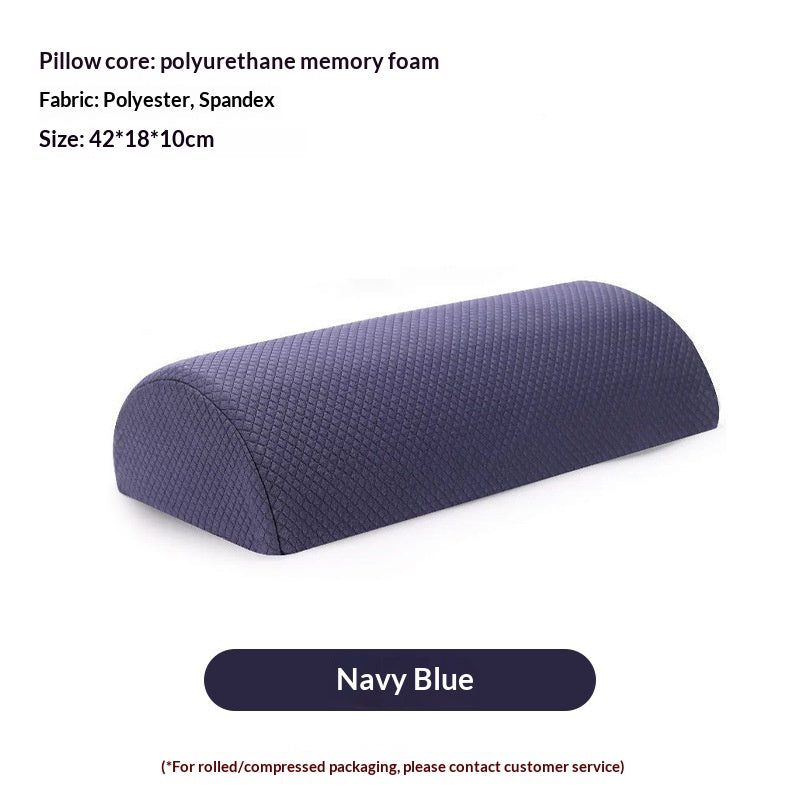 Semicircular Memory Foam Lumbar Pillow