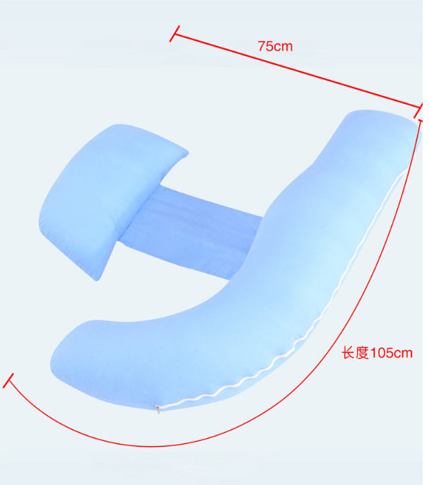 U-Shaped Full-Body Maternity Pillow