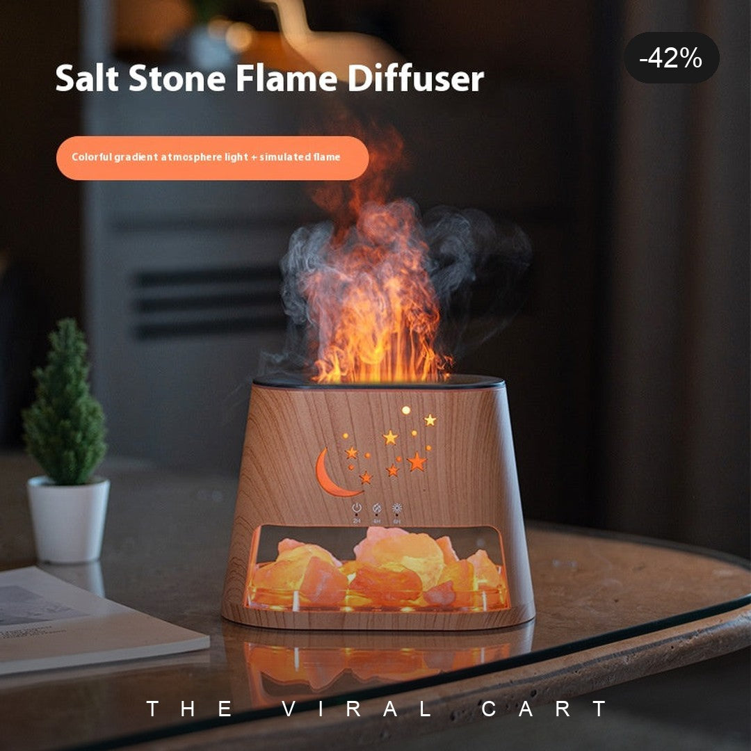 Flame Aroma Diffuser — 3D Flame Humidifier & Essential Oil Diffuser