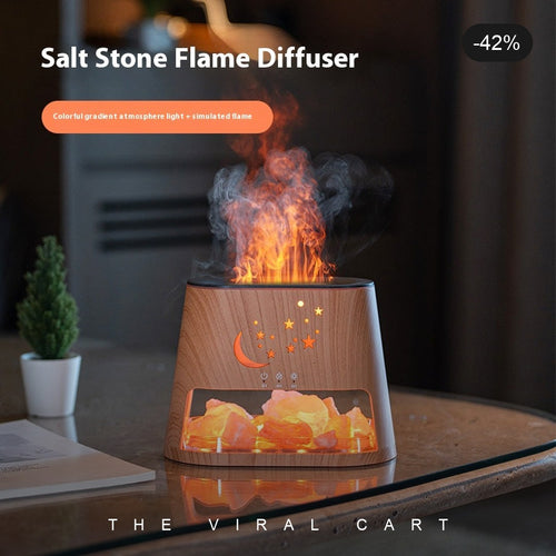 Flame Aroma Diffuser — 3D Flame Humidifier & Essential Oil Diffuser
