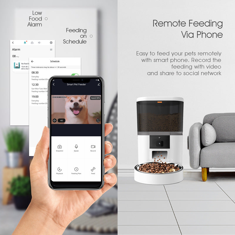 SmartPaw Pet Feeder with Camera