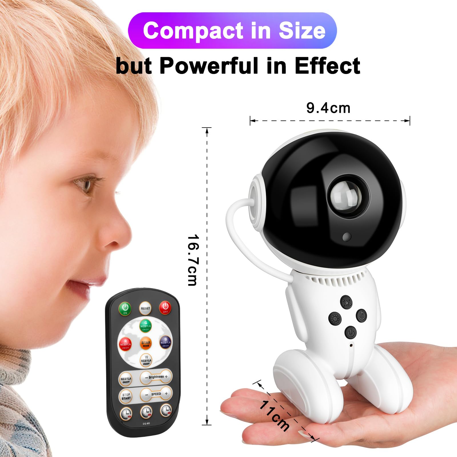Astronaut Galaxy Projector Night Light