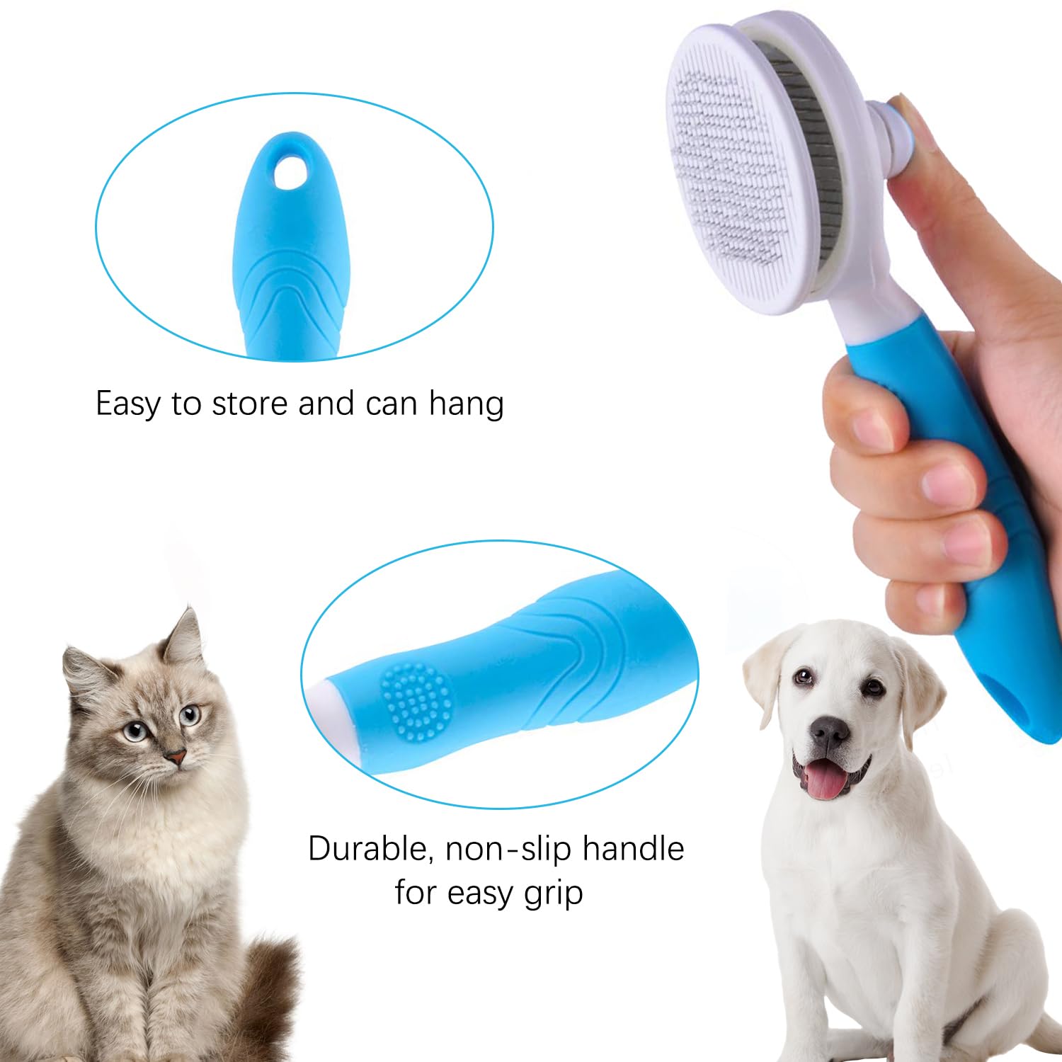FurEase Self-Cleaning Pet Brush