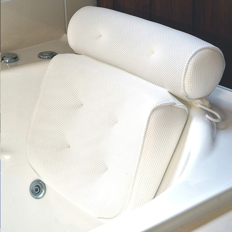 Spa Bath Pillow with Suction Cups