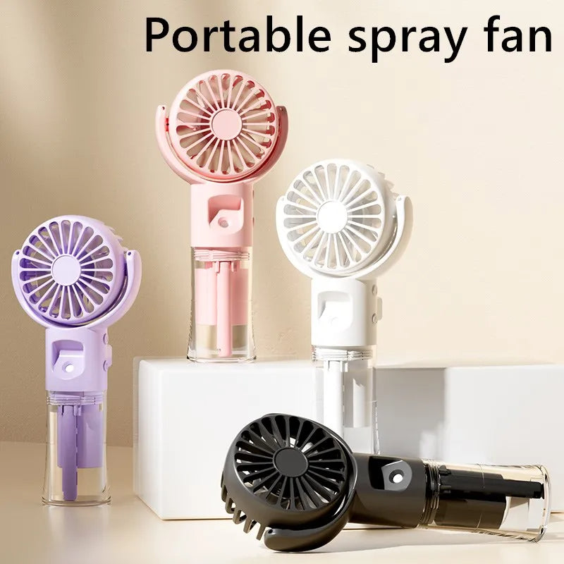 Handheld Misting Fan — Instant Summer Cooling