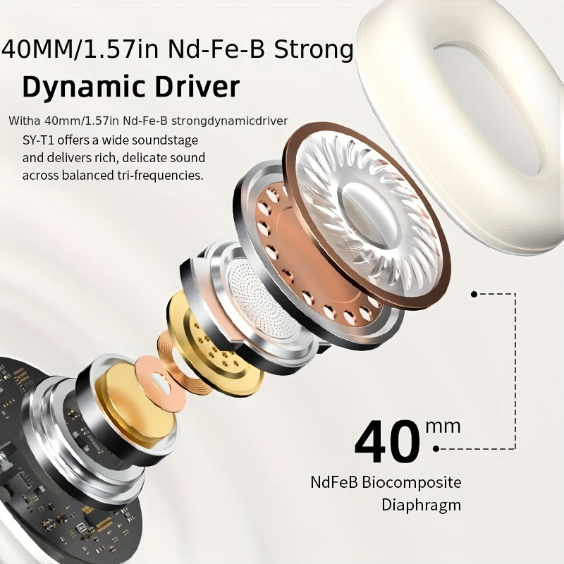 BassBuds Over-Ear Wireless Headphones