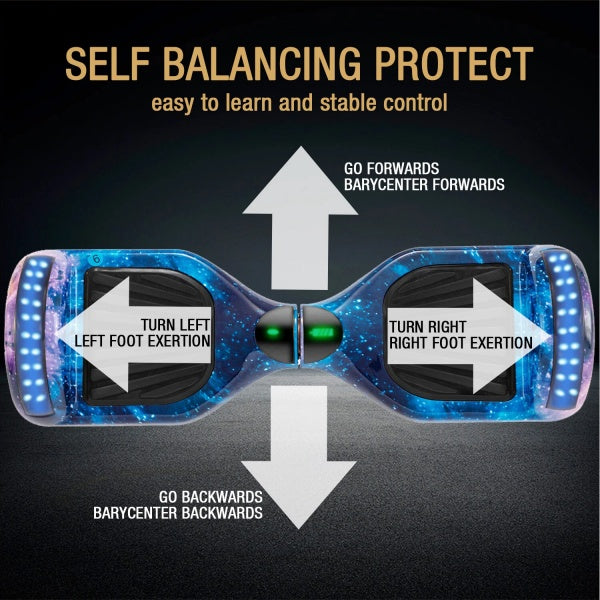 GlideX LED Hoverboard (Bluetooth)