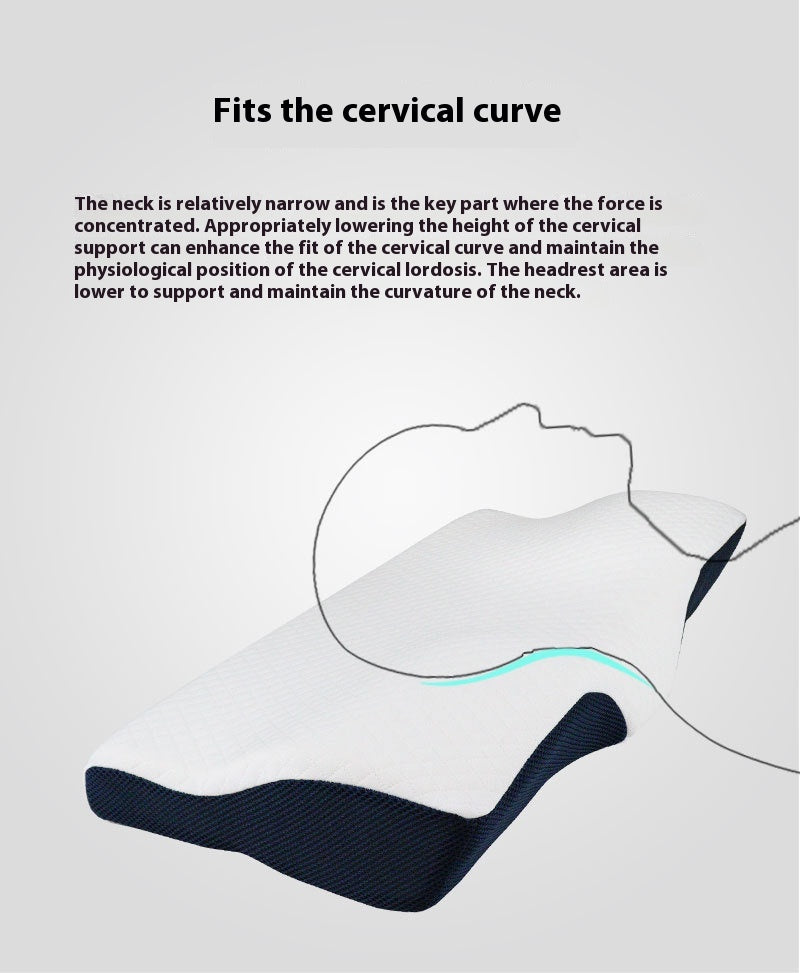 Slow-Rebound Neck Support Pillow