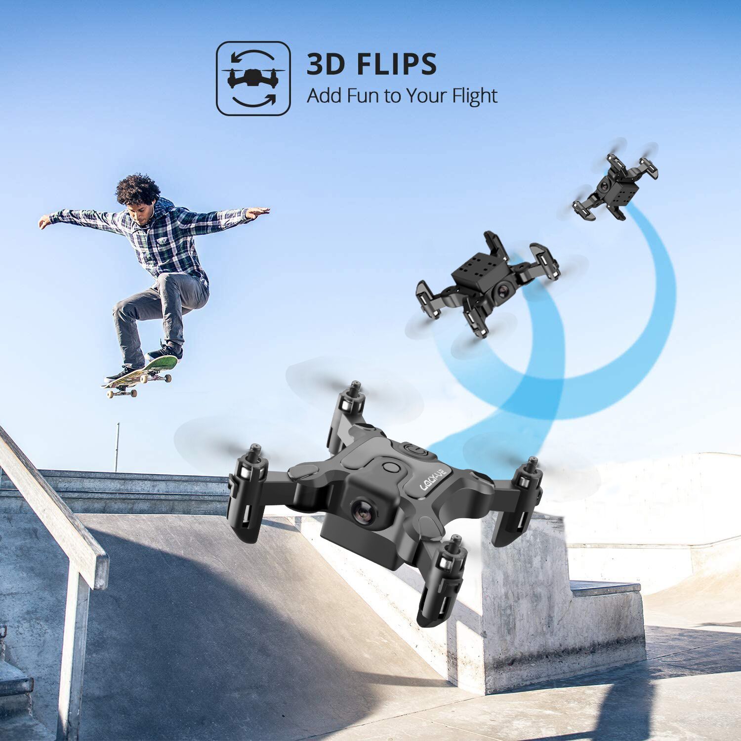 SkyShot Mini Selfie Drone (HD Camera)