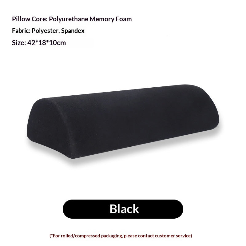 Semicircular Memory Foam Lumbar Pillow