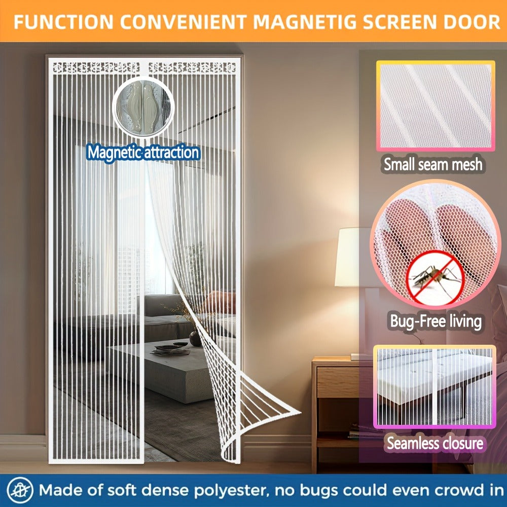 MagicMesh Auto-Close Screen Door