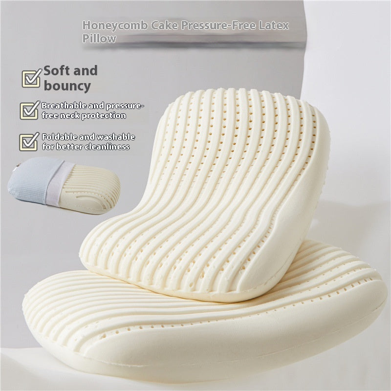 Natural Latex Pressure-Free Neck Pillow