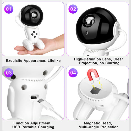 Astronaut Galaxy Projector Night Light