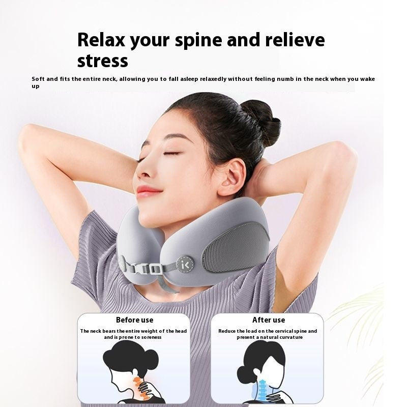 Portable Latex Travel Neck Pillow