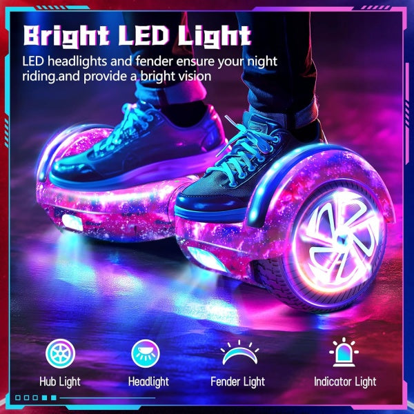GlideX LED Hoverboard (Bluetooth)
