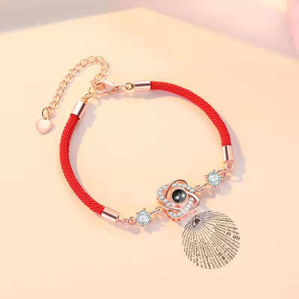 100 Languages 'I Love You' Bracelet