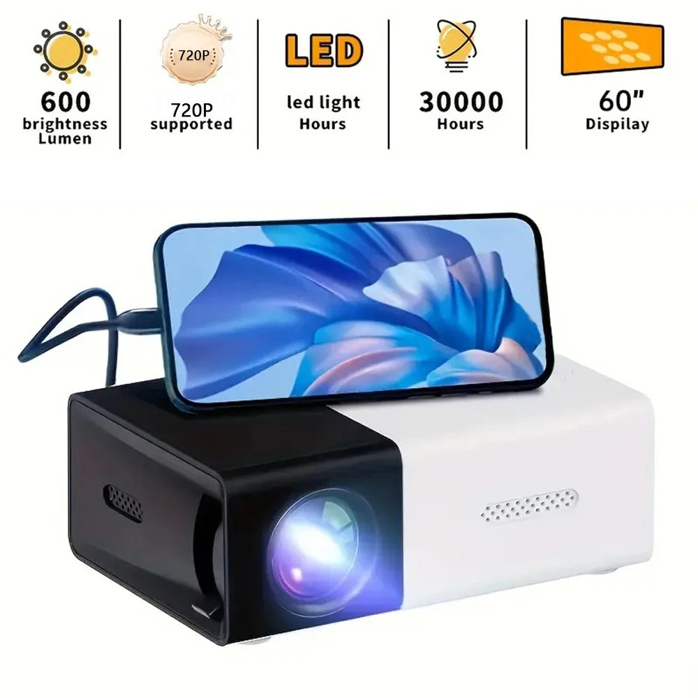 CineGo Mini Phone Projector (1080p HD)