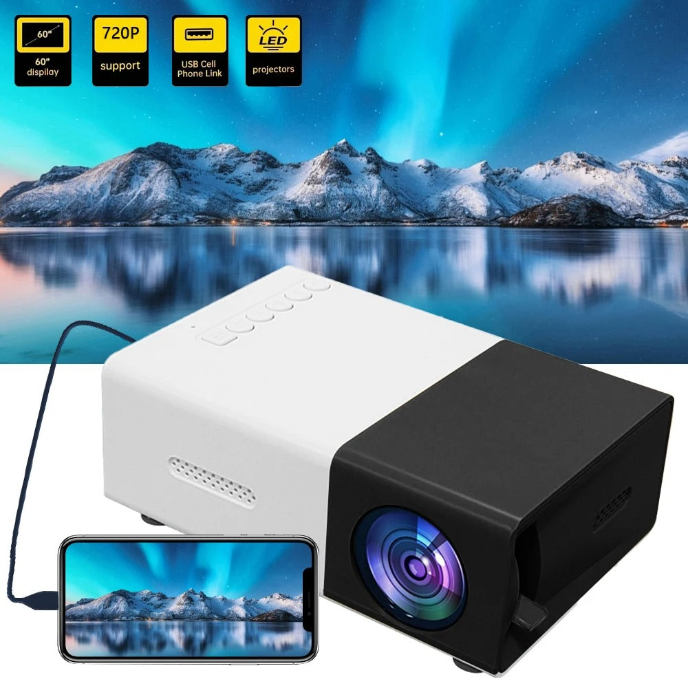 CineGo Mini Phone Projector (1080p HD)