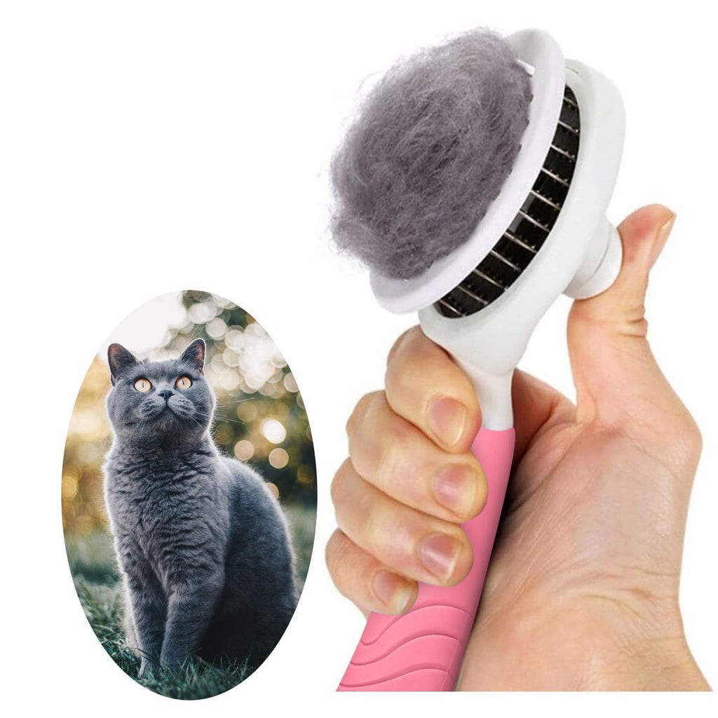 FurEase Self-Cleaning Pet Brush