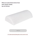 Semicircular Memory Foam Lumbar Pillow