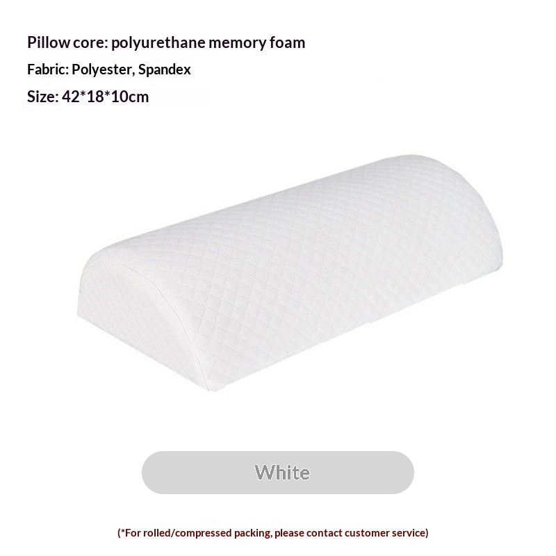 Semicircular Memory Foam Lumbar Pillow